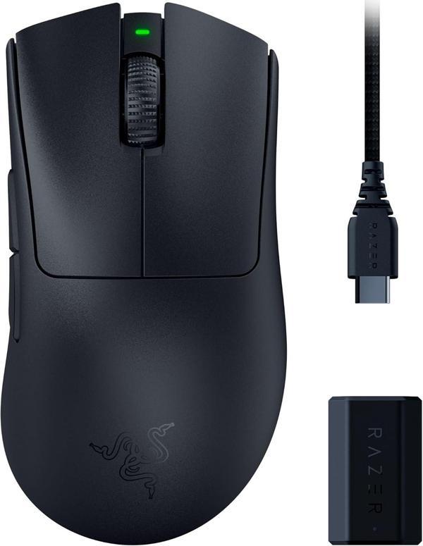 Razer Deathadder V3 Pro + Razer Hyperpolling Kablosuz Adaptör - Ultra Hafif Kablosuz Ergonomik Espor - Image 1