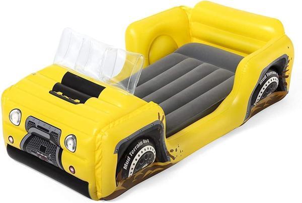 Bestway 67714 Mm Ve Üzeri Çocuklar Için Araba Şişme Yatak, 160 X 84 X 62 Cm - Image 1