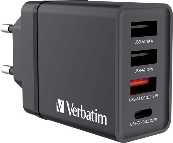 Verbatim 49700 Chr-30Eu1 Usb Charger 30W Black Usb Şarj Cihazı - Image 1