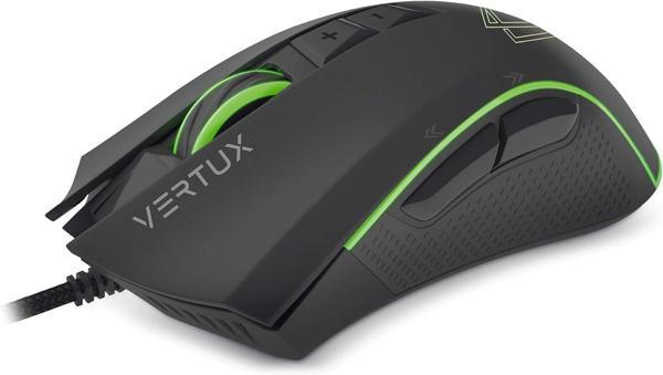 Vertux Rodon - Oyuncu Mouse Actfast Üstün Performanslı 12.000 Ayarlanabilir Dpi Optik Kablolu Mouse, - Image 1
