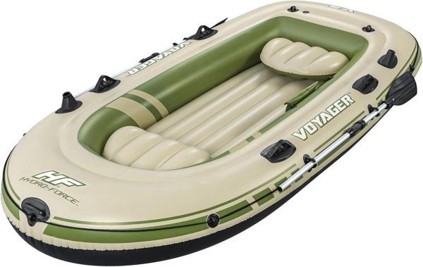 Bestway Hydro-Force Voyager X3 Şişme Sal Seti, Şişme Bot, El Pompası, Kürekler, Koltuklar, Araç Gere - Image 1