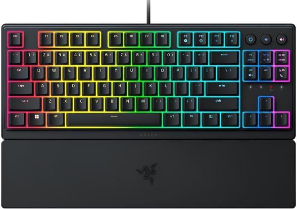 Razer Ornata V3 Tenkeyless - Kompakt Düşük Profil Oyun Klavyesi (Meka-Membran Anahtarlar, Özel Medya - Image 1
