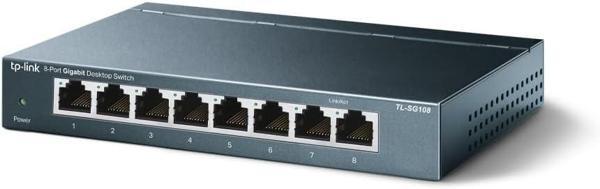 Tp-Link Tl-Sg108 V3 8 Portlu Gigabit Ağ Anahtarı 8 Port Siyah Tl-Sg108 - Image 1