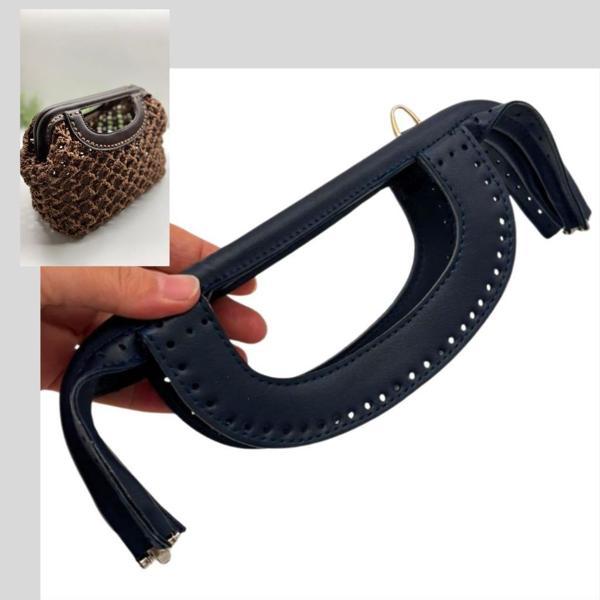 Angel Çanta Aksesuar 25 cm Suni Derili Lacivert  Renk Gizli Çanta Bursu Yeni Model  - Image 1