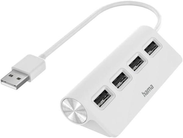 Usb Hub, 4 Ports, Usb 2.0, 480 Mbit/S, Beyaz - Image 1