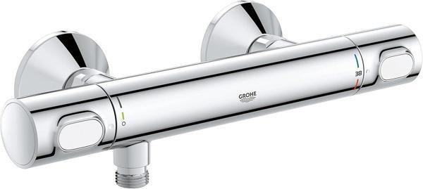 Grohe Precision Flow Termostatik Duş Bataryası, Su Tasarruflu, Krom, 34840000 - Image 1