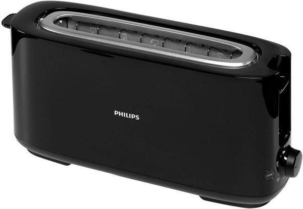 Philips Daily Collection Uzun Yuvalı Ekmek Kızartma Makinesi, Buz Çözme Modu, 8 Kızartma Ayarı, Uzun - Image 1