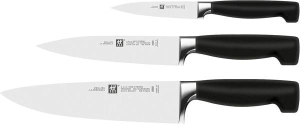 Zwilling 3 Parça Bıçak Seti, Paslanmaz Çelik, Siyah-Gri - Image 1