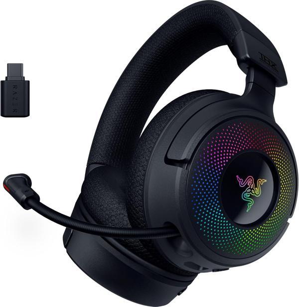 Razer Kraken V4 - Kablosuz Oyun Kulaklığı (3 Modlu Bağlantı, Triforce 40Mm Sürücüler, 9 Bölgeli Rgb  - Image 1