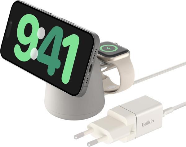 Belkin Boostcharge Pro 2'Si 1 Arada Kablosuz Şarj İstasyonu - Image 1