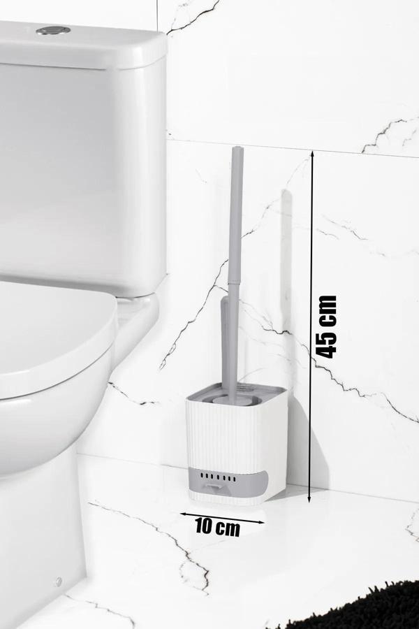 2li Su Akıtmayan Yapışkanlı Banyo Lavabo Wc Temizleme Fırçası-tuvalet Fırçası - Image 1