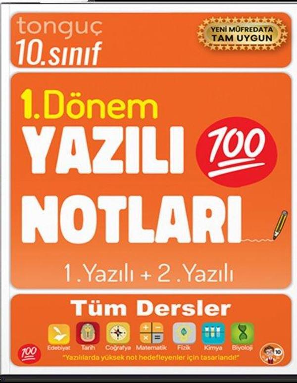 10. Sınıf Yazılı Notları 1.Dönem 1 ve 2. Yazılı - Tonguç Akademi - Image 1