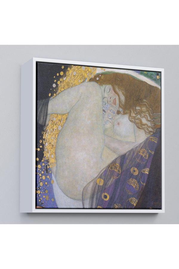 Ahşap Çerçeveli Gustav Klimt'İn Danae Tablosu-8318 - Image 1