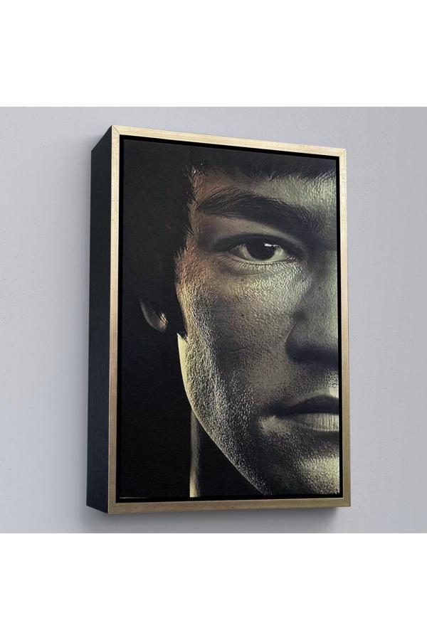 Ahşap Çerçeveli Bruce Lee Tablosu-7823 - Image 1