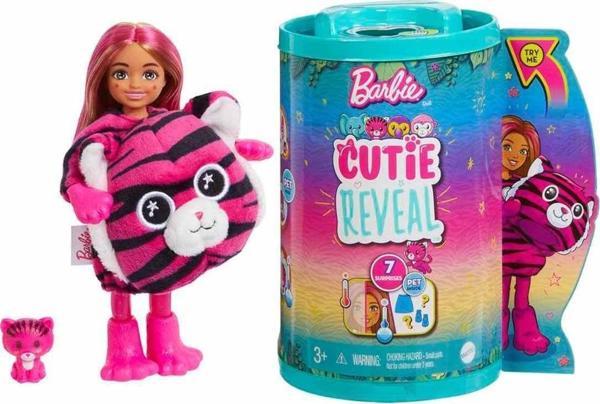 Barbie Cutie Reveal Bebekler Chelsea Tropikal Orman Serisi - Image 1