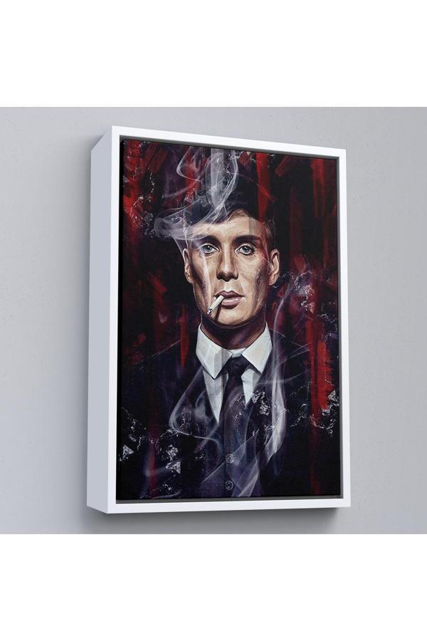 Ahşap Çerçeveli Thomas Shelby - Tommy Shelby Tablo-7842 - Image 1