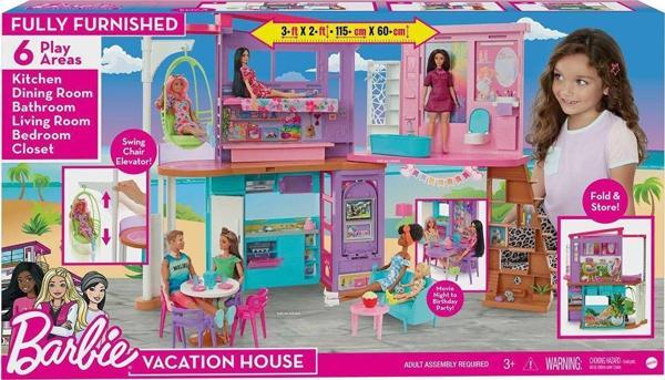 Barbie HCD50 Barbienin Tatil Evi - Image 1