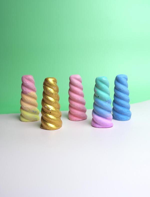 5'li Renkli Yumuşak Unicorn Tebeşir Seti - Image 1