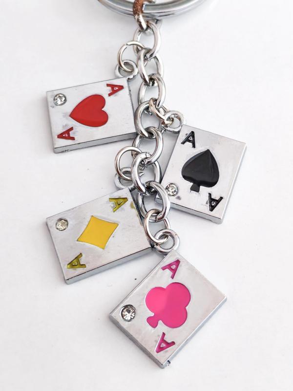 İskambil Kağıt Serisi Metal Anahtarlık - Image 1