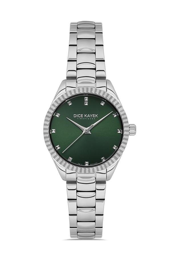 Dice Kayek DK.1.AG1402.02 Çelik Kordon Çelik Kasa 5 ATM Suya Dayanıklı Metalik Renk Kadın Kol Saati - Image 1