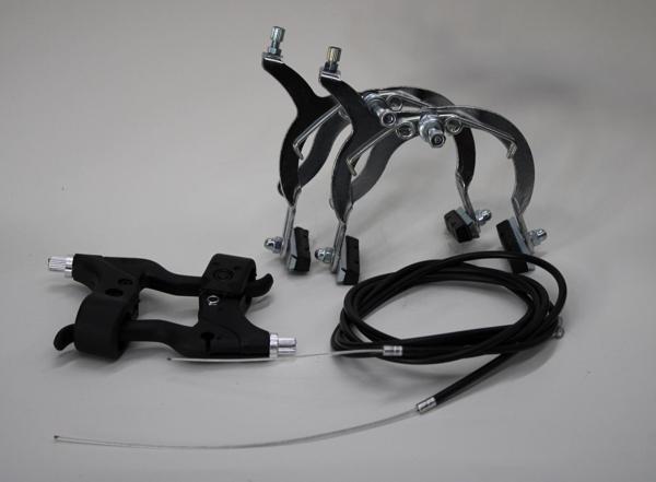 BİSİKLET MENGENE FREN TAKIMI BMX KROM KOMPLE SET - Image 1