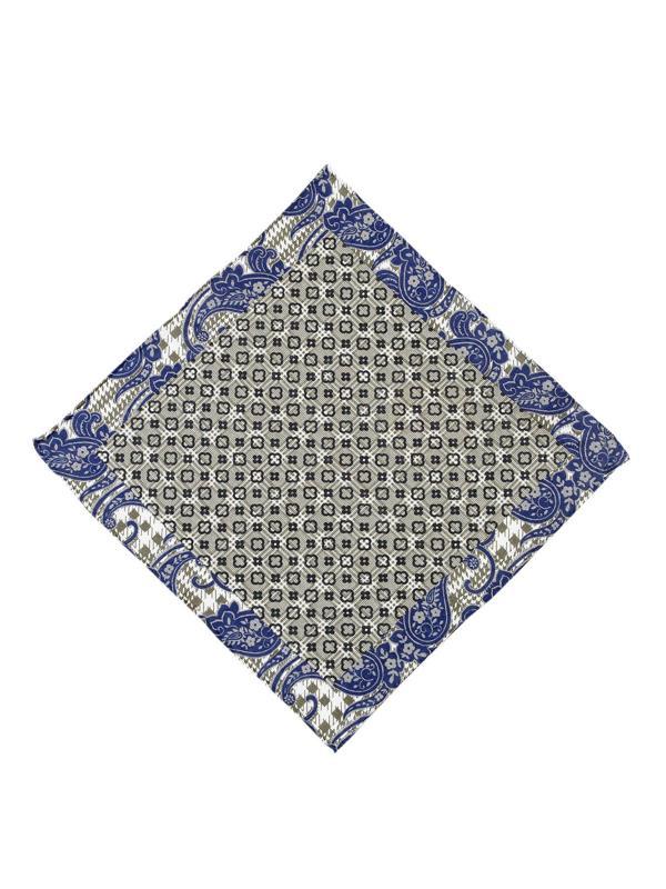 Haki %100 Keten  Mendil - Image 1