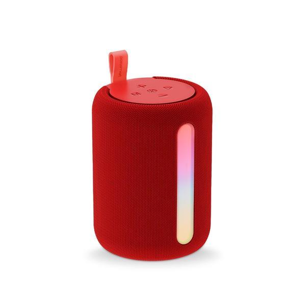 Polosmart PBS228 Işıklı Taşınabilir Kablosuz Bluetooth Speaker Hoparlör 1200 mAh Kırmızı - Image 1