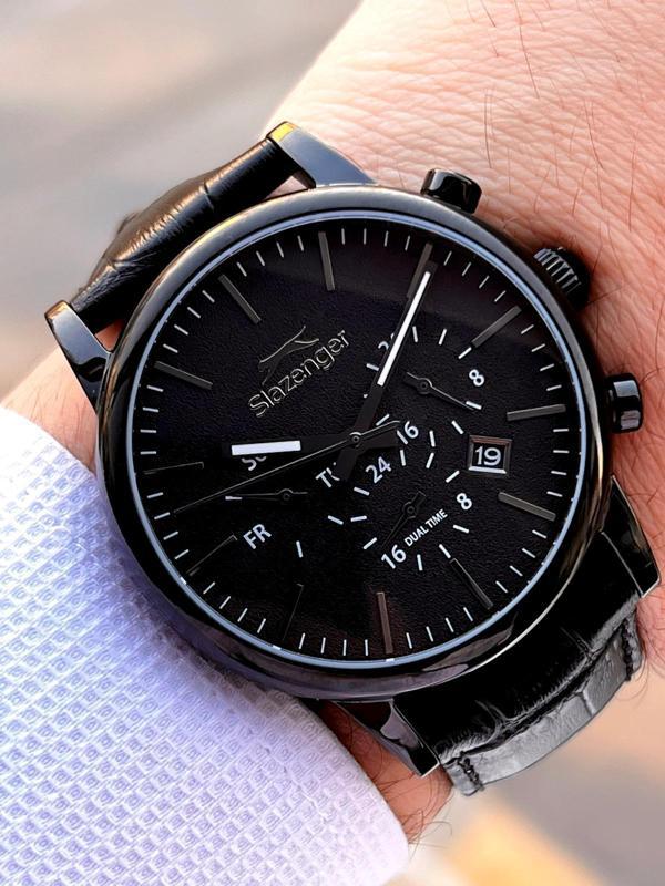 Slazenger Deri Kordon İç Fonksiyonları Aktif 10 Atm Suya Dayanıklı Erkek Kol Saati ESL.09.2481.2.05 - Image 1