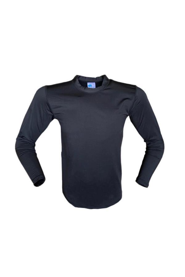 Flaş Askeri Malzeme Erkek Askeri Termal Microfiber Uzun Kol Siyah Tişört - Image 1