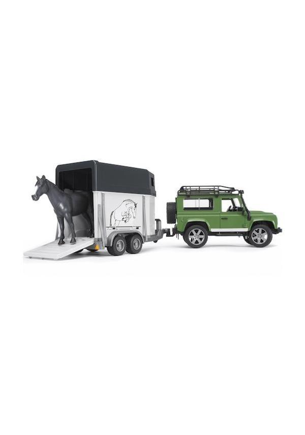 Bruder Land Rover Arazi Aracı & At Nakil Aracı 02592 Lisanslı Ürün - Image 1
