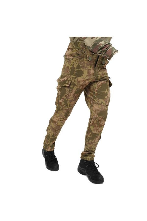 Vogel Likralı 7 Cepli Kamuflaj Desenli Trekking Pantolon - Image 1