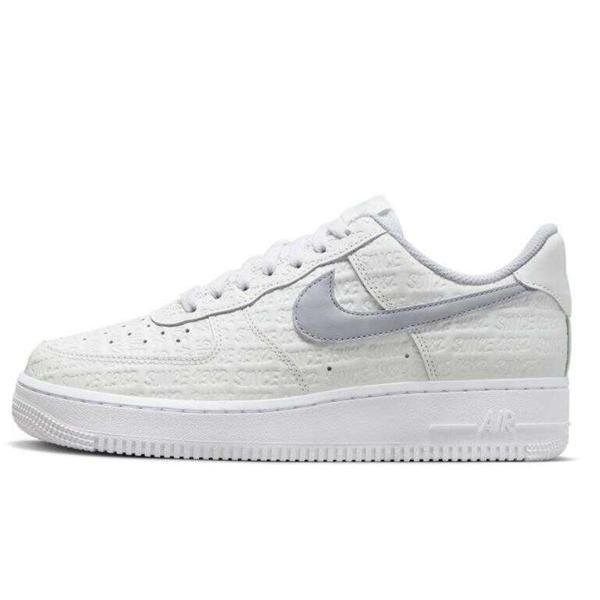 Nike Air Force 1'07 Low AF1 Leather Unisex Sneaker Hakiki Deri Günlük Spor Ayakkabı Beyaz - Image 1
