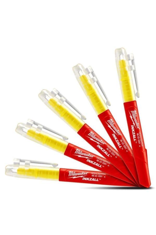 MilwaukeeSarı Ağır Hizmet Tipi Inkzall Fosforlu İşaretleyici T48223201 - Image 1