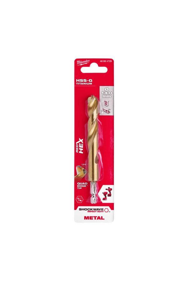 MilwaukeeMETAL MATKAP UCU HEX GİRİŞLİ HSS-G 13X 130mm T48894729 MILWAUKEE - Image 1