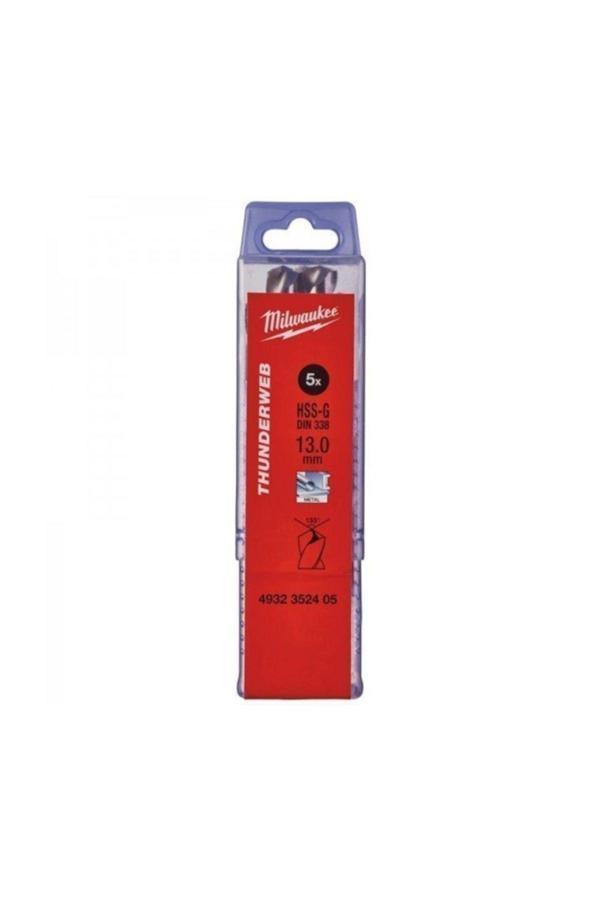 MilwaukeeMetal Matkap Ucu 5'li Paket 13.0x151 Mm T4932352405 - Image 1