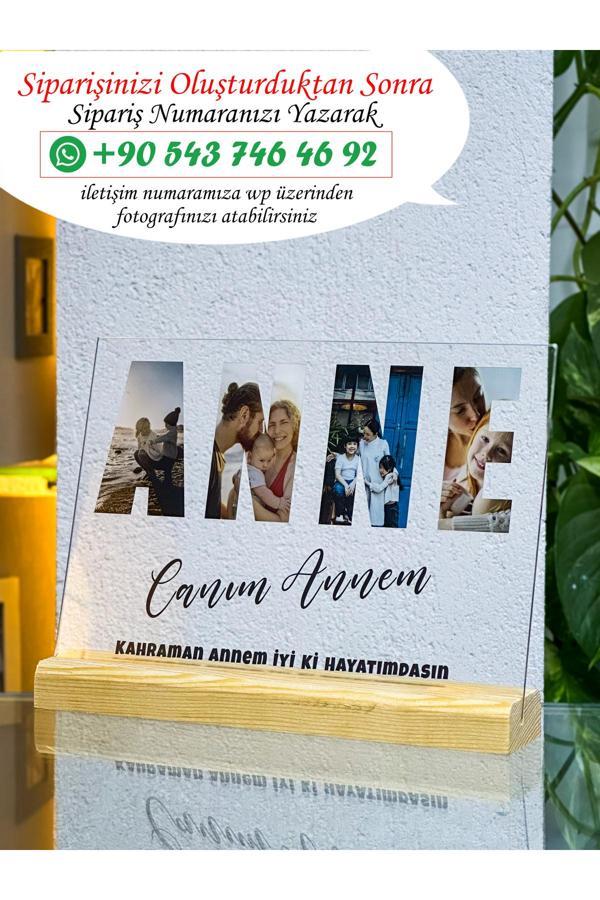 Photo Garage Anneye Özel Anne Tasarımlı Pleksi, Doğum Günü, Anneler Günü Hediyesi - Image 1