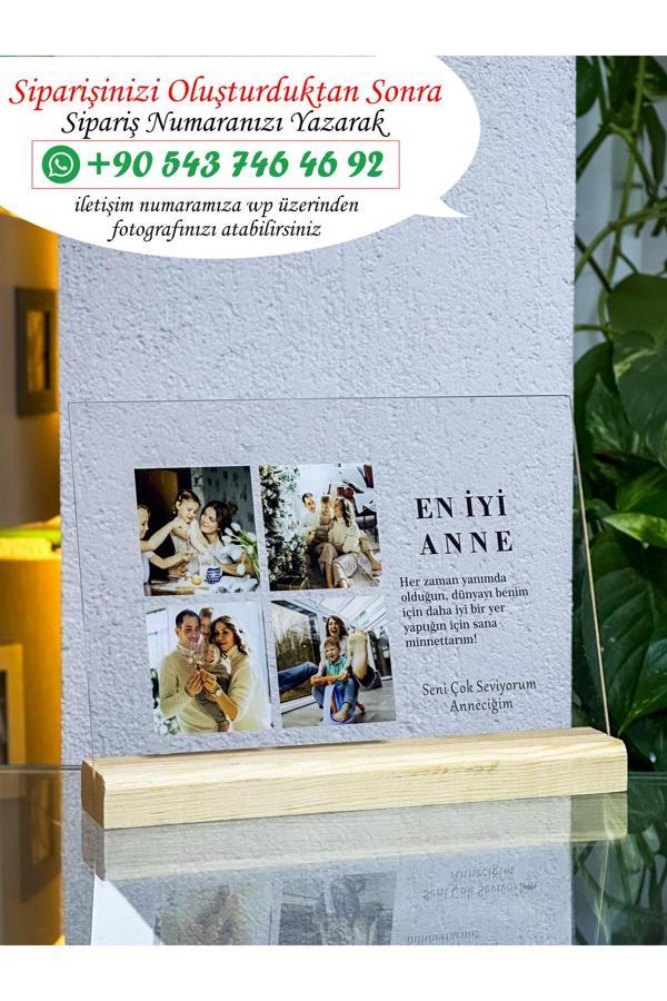 Photo Garage Anneye Özel Tasarımlı Pleksi, Doğum Günü, Anneler Günü Hediyesi - Image 1