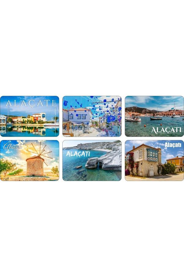 Photo Garage Buzdolabı Magneti - Alaçatı - Ahşap Magnet Ege Bölgesi - Image 1
