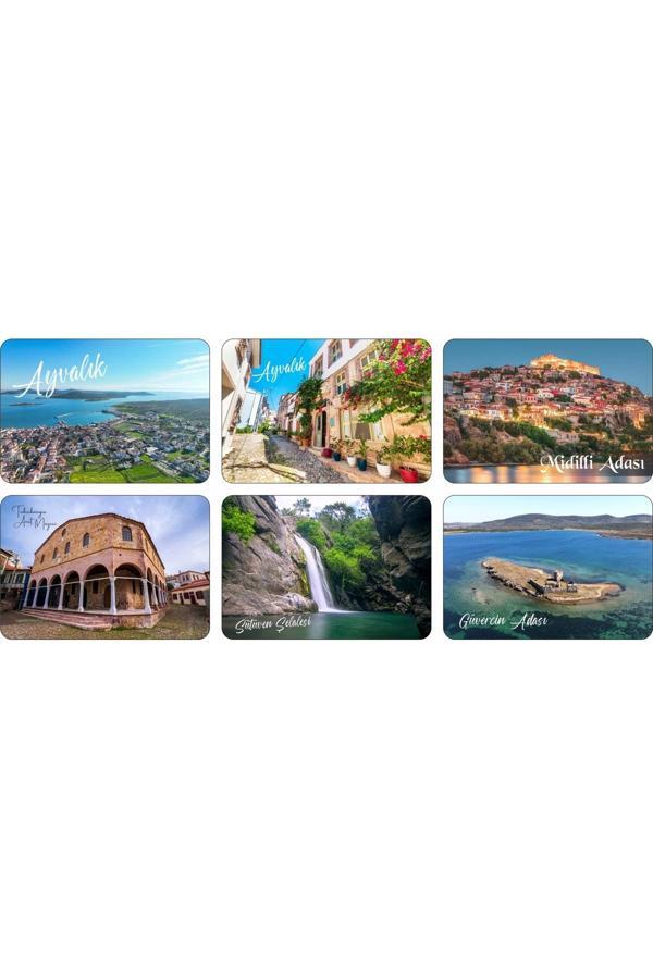 Photo Garage Buzdolabı Magneti - Ayvalık - Ahşap Magnet Marmara Bölgesi - Image 1
