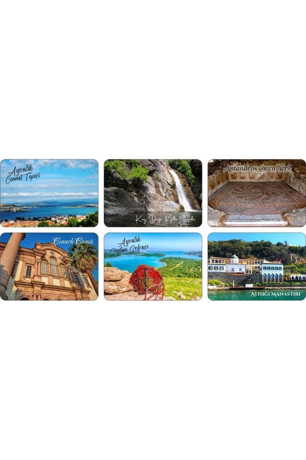 Photo Garage Buzdolabı Magneti - Ayvalık - Ahşap Magnet Marmara Bölgesi - Image 1