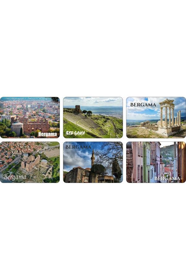 Photo Garage Buzdolabı Magneti - Bergama - Ahşap Magnet Ege Bölgesi - Image 1