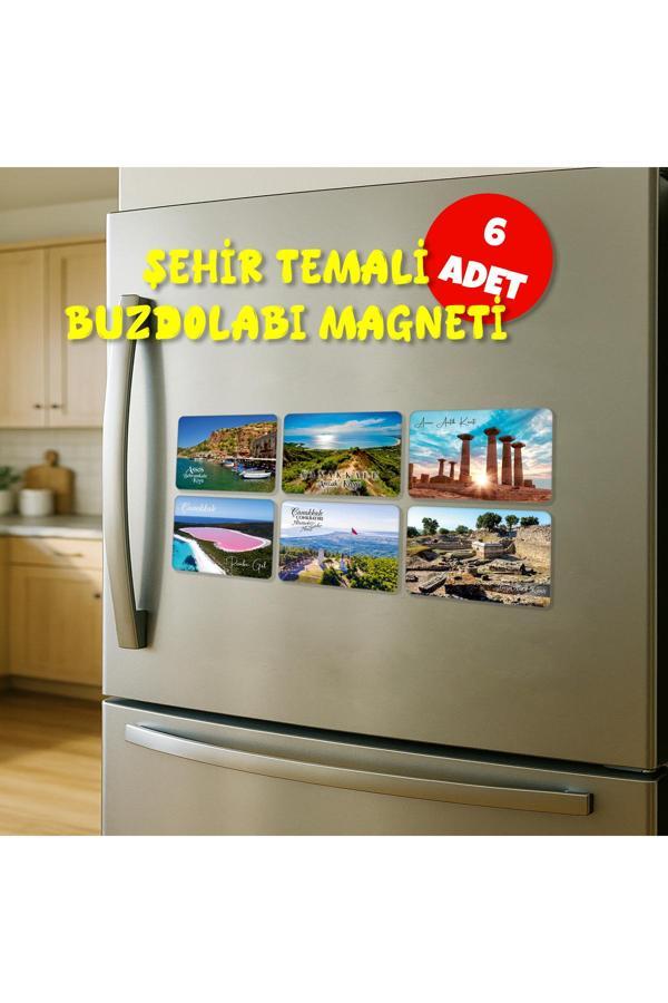 Photo Garage Buzdolabı Magneti - Çanakkale - Ahşap Magnet Marmara Bölgesi - Image 1