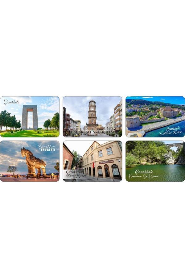 Photo Garage Buzdolabı Magneti - Çanakkale - Ahşap Magnet Marmara Bölgesi - Image 1