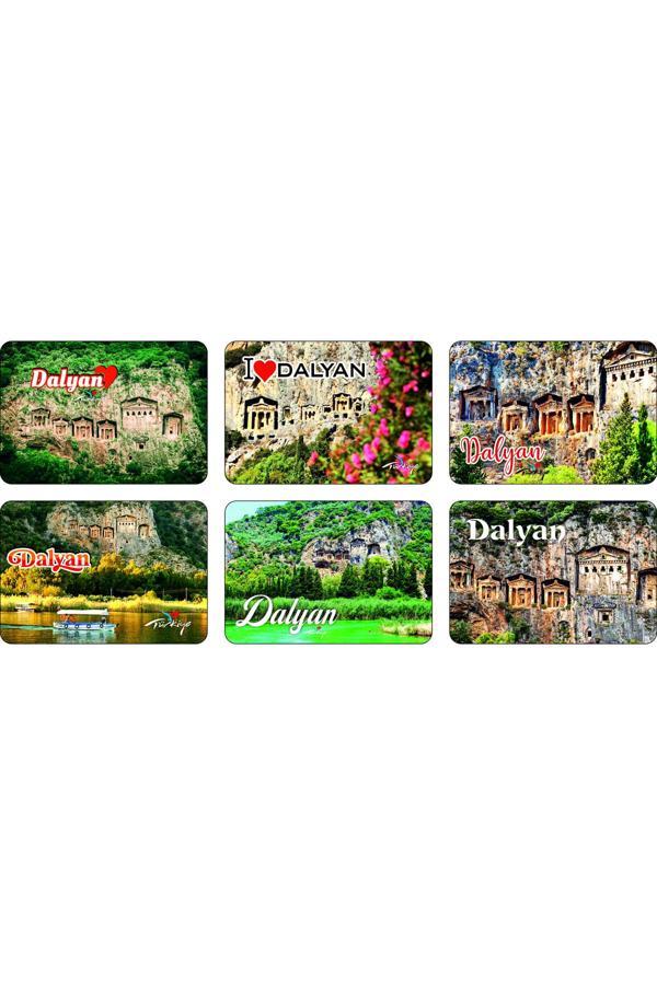 Photo Garage Buzdolabı Magneti - Dalyan- Ahşap Magnet Akdeniz Bölgesi - Image 1