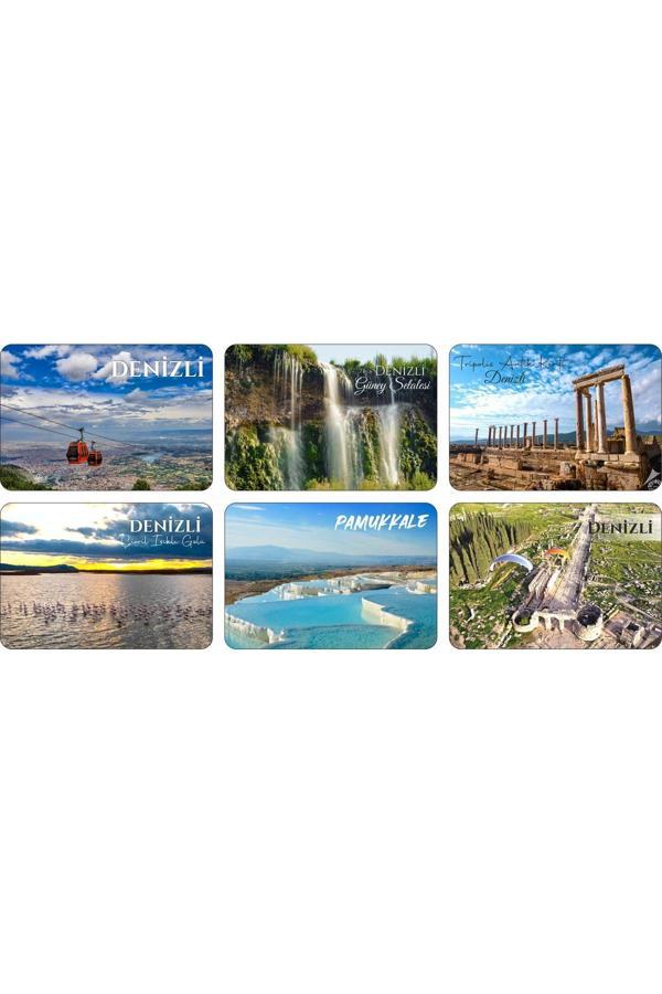 Photo Garage Buzdolabı Magneti - Denizli- Ahşap Magnet Ege Bölgesi - Image 1