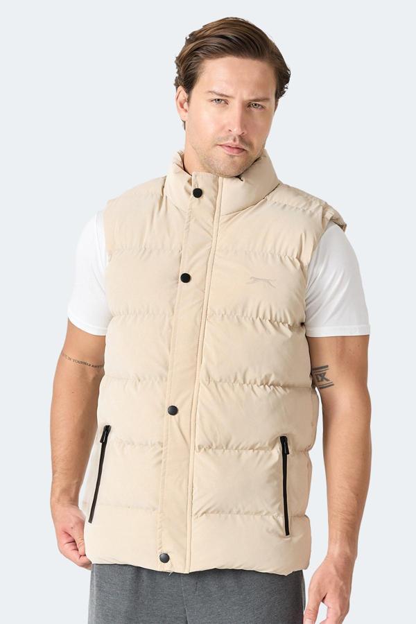 Slazenger HALOX Erkek  Bej Yelek - Image 1