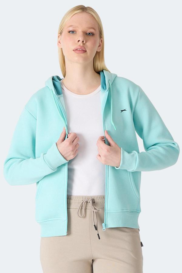 Slazenger MILIO I Kadın  Turkuaz Sweatshirt - Image 1