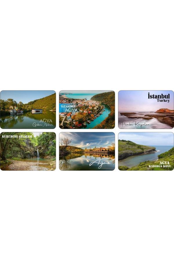 Photo Garage Buzdolabı Magneti - İstanbul Ağva - Ahşap Magnet Marmara Bölgesi - Image 1