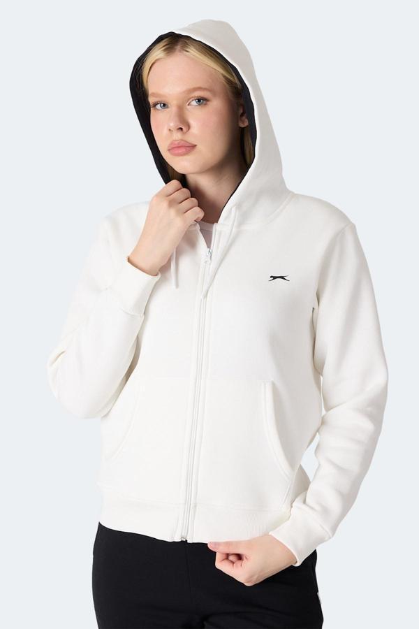 Slazenger MILIO I Kadın  Ekru Sweatshirt - Image 1