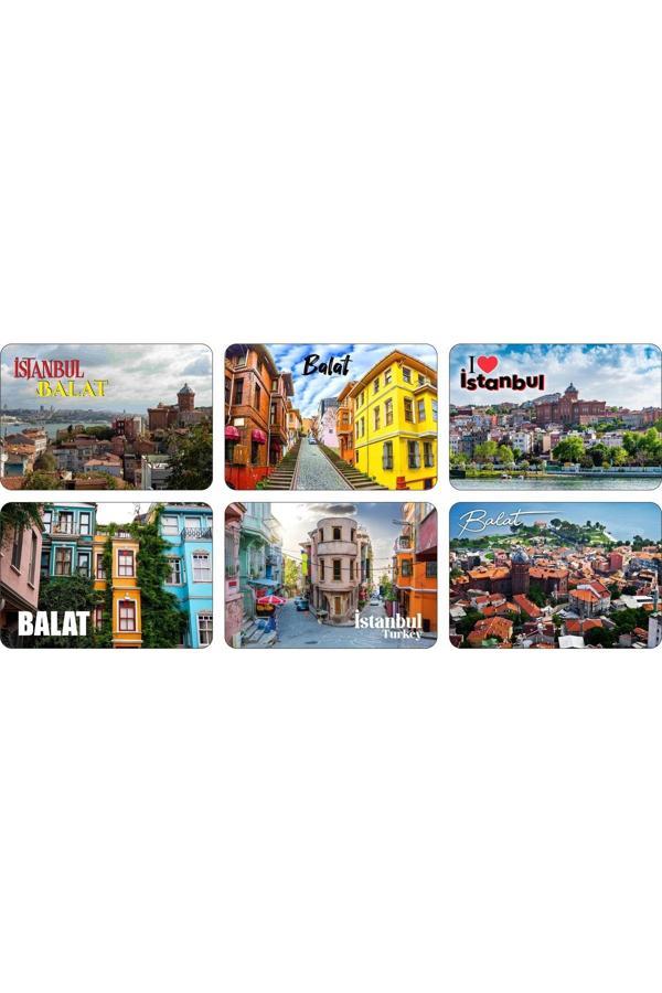 Photo Garage Buzdolabı Magneti - İstanbul Balat - Ahşap Magnet Marmara Bölgesi - Image 1